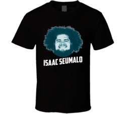 Isaac Seumalo Face Big Head Philadelphia Football Player Fan T Shirt Isaac Seumalo Face Big Head Philadelphia Football Player Fan T Shirt