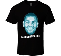 Kamu Grugier-hill Face Big Head Philadelphia Football Player Fan T Shi Kamu Grugier-hill Face Big Head Philadelphia Football Player Fan T Shi