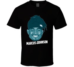 Marcus Johnson Face Big Head Philadelphia Football Player Fan T Shirt Marcus Johnson Face Big Head Philadelphia Football Player Fan T Shirt