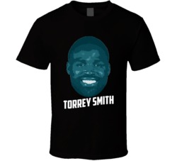 Torrey Smith Face Big Head Philadelphia Football Player Fan T Shirt Torrey Smith Face Big Head Philadelphia Football Player Fan T Shirt