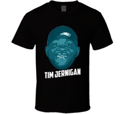 Tim Jernigan Face Big Head Philadelphia Football Player Fan T Shirt Tim Jernigan Face Big Head Philadelphia Football Player Fan T Shirt