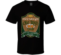 Mccarty's Ole Irish Pub Good St Patricks Day Drinking Surname T S