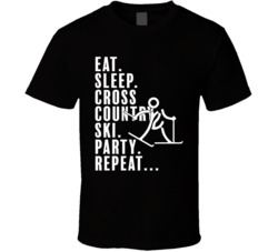 Eat Sleep Cross Country Ski Party Repeat Pyeongchang 2018 Winter Olymp Eat Sleep Cross Country Ski Party Repeat Pyeongchang 2018 Winter Olymp