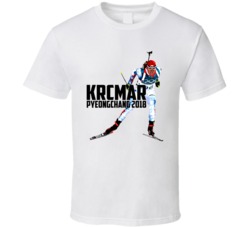 Michal Krcmar Czech Biathlon 2018 Olympic Athelete Fan T Shirt Michal Krcmar Czech Biathlon 2018 Olympic Athelete Fan T Shirt