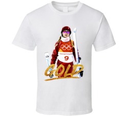 Hanna Huskova Belarus Freestyle Skiing 2018 Olympic Gold Fan T Shirt Hanna Huskova Belarus Freestyle Skiing 2018 Olympic Gold Fan T Shirt