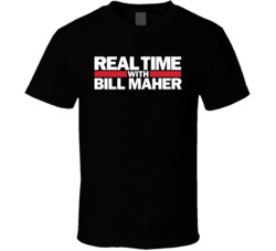 Real Time With Bill Maher Tv Show Logo Fan T Shirt Real Time With Bill Maher Tv Show Logo Fan T Shirt