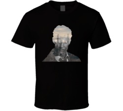 True Detective Matthew Mcconaughey Double Exposure Fan T Shirt True Detective Matthew Mcconaughey Double Exposure Fan T Shirt