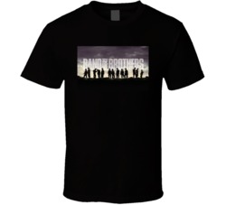 Band Of Brother Promo Poster Tv Show Fan T Shirt Band Of Brother Promo Poster Tv Show Fan T Shirt
