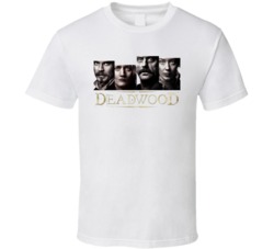 Deadwood Cast And Logo Tv Show Fan T Shirt Deadwood Cast And Logo Tv Show Fan T Shirt