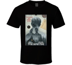 True Detective Double Exposure Fan T Shirt