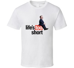 Lifes Too Short Warwick Davis Logo Tv Show Fan T Shirt
