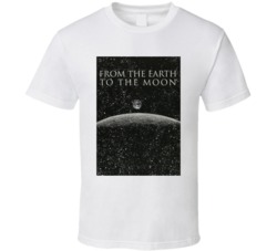 From The Earth To The Moon Distressed Poster Tv Show Fan T Shirt