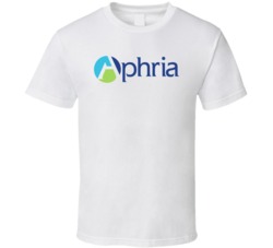 Aphria Inc Cannabis Weed Marijuana Stoner Company Logo Fan T Shirt Aphria Inc Cannabis Weed Marijuana Stoner Company Logo Fan T Shirt