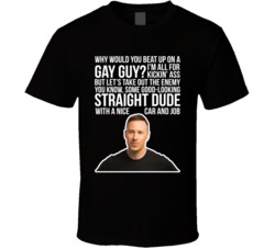 Dov Davidoff Why Would You Beat Up On A Gay Guy?  Quote Comedian Fan T