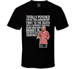 Eddie Pepitone Totally Psyched For My Yoga Warriorship Fight Quote Com