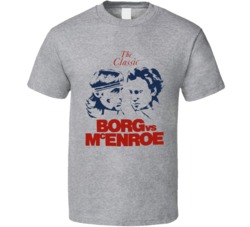 Bjorn Borg John Mcenroe Wimbledon Tennis Match Fan T Shirt Bjorn Borg John Mcenroe Wimbledon Tennis Match Fan T Shirt