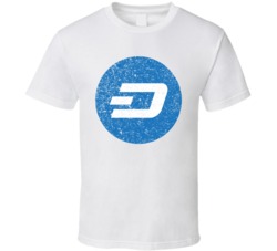 Dash Distressed Cryptocurrency E-currency Online Shopping Fan T Shirt Dash Distressed Cryptocurrency E-currency Online Shopping Fan T Shirt