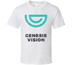 Genesis Vision Distressed E-currency Online Shopping Fan T Shirt Genesis Vision Distressed E-currency Online Shopping Fan T Shirt