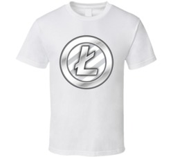 Litecoin Ltc Cryptocurrency E-currency Online Shopping Fan T Shirt Litecoin Ltc Cryptocurrency E-currency Online Shopping Fan T Shirt