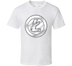 Litecoin Ltc Distressed Cryptocurrency E-currency Online Shopping Fan Litecoin Ltc Distressed Cryptocurrency E-currency Online Shopping Fan