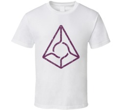 Augur Rep Distressed E-currency Online Shopping Fan T Shirt Augur Rep Distressed E-currency Online Shopping Fan T Shirt