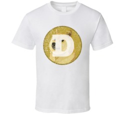 Dogecoin Doge Distressed E-currency Online Shopping Fan T Shirt Dogecoin Doge Distressed E-currency Online Shopping Fan T Shirt