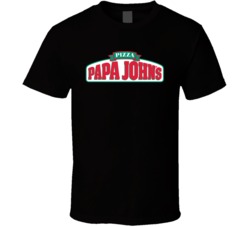 Papa John's Restaurant Foodie Tour Brand Logo Fan T Shirt Papa John's Restaurant Foodie Tour Brand Logo Fan T Shirt