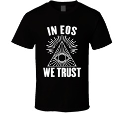 In Eos We Trust Cryptocurrency Eos Investor T Shirt In Eos We Trust Cryptocurrency Eos Investor T Shirt