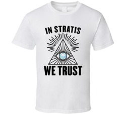 In Stratis Strat We Trust Cryptocurrency Investor Fan T Shirt In Stratis Strat We Trust Cryptocurrency Investor Fan T Shirt
