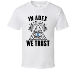 In Adex Adx We Trust Cryptocurrency Investor Fan T Shirt In Adex Adx We Trust Cryptocurrency Investor Fan T Shirt