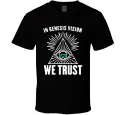 In Genesis Vision We Trust Cryptocurrency Investor T Shirt In Genesis Vision We Trust Cryptocurrency Investor T Shirt