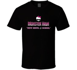 Monster High New Ghoul At School Fictional Musican Character Fan T Shi