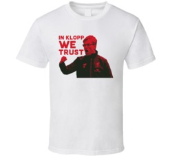In Klopp We Trust Jurgen Klopp Liverpool Football Soccer T Shirt In Klopp We Trust Jurgen Klopp Liverpool Football Soccer T Shirt