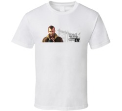 Nico Bellic Grand Theft Auto Iv Video Game Character T Shirt Nico Bellic Grand Theft Auto Iv Video Game Character T Shirt