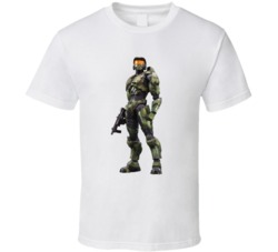 Master Chief Halo Combat Evolved Video Game Character T Shirt Master Chief Halo Combat Evolved Video Game Character T Shirt