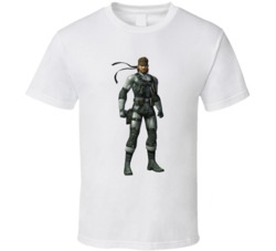 Solid Snake Metal Gear Video Game Character T Shirt Solid Snake Metal Gear Video Game Character T Shirt