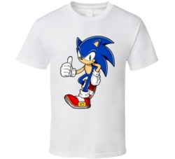 Sonic Sonic The Hedgehog Video Game Character T Shirt Sonic Sonic The Hedgehog Video Game Character T Shirt
