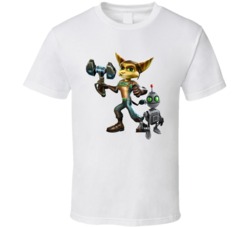 Ratchet Ratchet & Clank Video Game Character T Shirt Ratchet Ratchet & Clank Video Game Character T Shirt