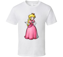 Princess Peach Super Mario Bros Video Game Character T Shirt Princess Peach Super Mario Bros Video Game Character T Shirt