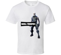 Skull Trooper Fortnite Skin Video Game Geek Gamer Fan T Shirt Skull Trooper Fortnite Skin Video Game Geek Gamer Fan T Shirt
