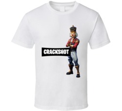 Crackshot Fortnite Skin Video Game Geek Gamer Fan T Shirt Crackshot Fortnite Skin Video Game Geek Gamer Fan T Shirt