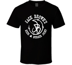 Jack Brown's Beer And Burger Joint Food Fan T Shirt Jack Brown's Beer And Burger Joint Food Fan T Shirt