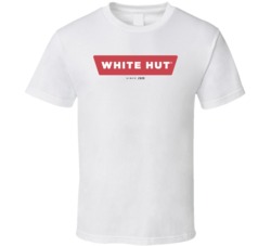 White Hut Burger Food Fan T Shirt