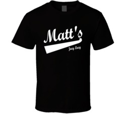 Matt's Juicy Lucy Burger Food Fan T Shirt