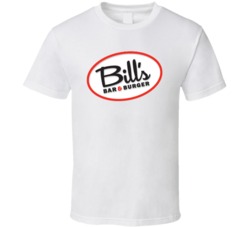 Bill's Bar And Burger Food Fan T Shirt Bill's Bar And Burger Food Fan T Shirt