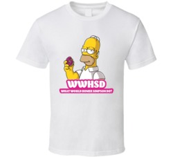 Wwhsd What Would Homer Simpson Do The Simpsons Fan T Shirt Wwhsd What Would Homer Simpson Do The Simpsons Fan T Shirt