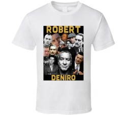 Robert Deniro Movies Mashup Hollywood Actor Super Fan T Shirt