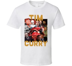 Tim Curry Movies Mashup Hollywood Actor Super Fan T Shirt