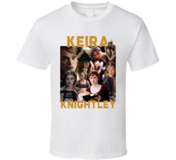 Keira Knightley Movies Mashup Hollywood Actor Super Fan T Shirt