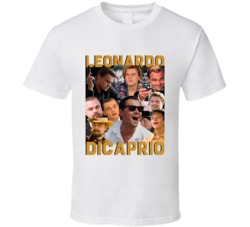 Leonardo Dicaprio Movies Mashup Hollywood Actor Super Fan T Shirt